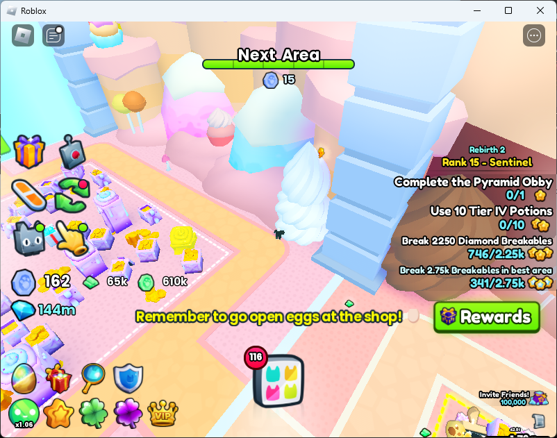 Shiny Relic in Area 86, Sweets, on the right of the rate on top of the vanilla swirl.