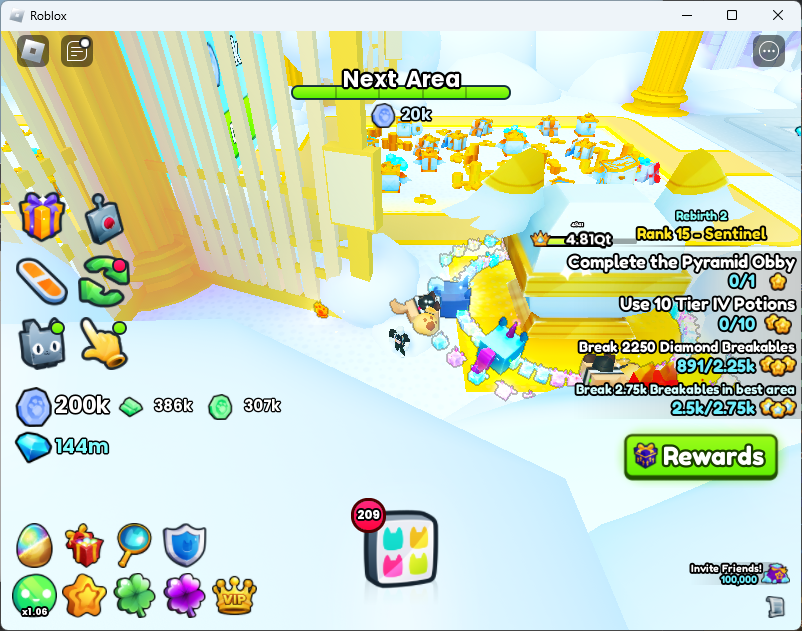 Shiny Relic in Area 95, Heaven Gates, behind the left gate next to the chest.